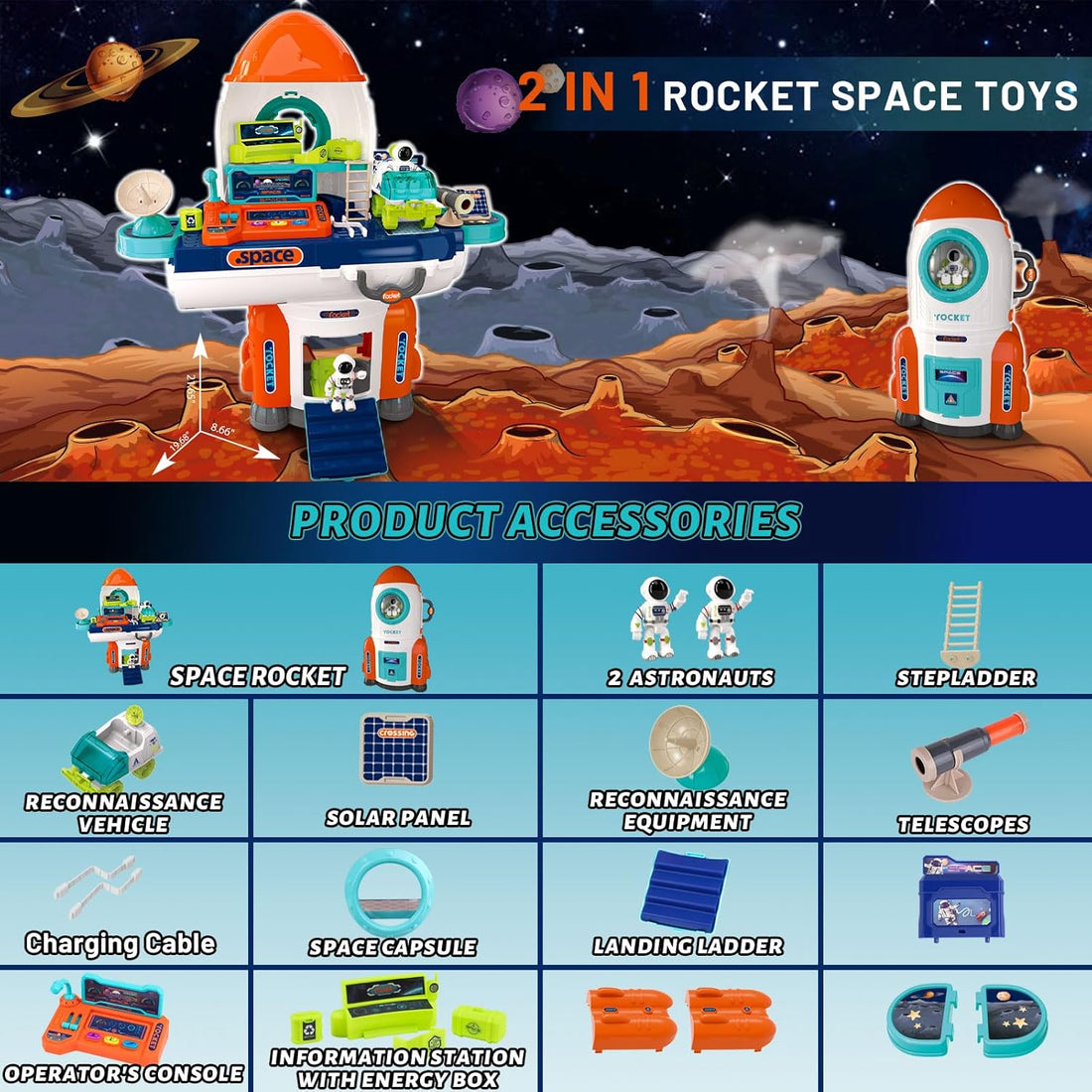 Rocket Space Toys for Kids